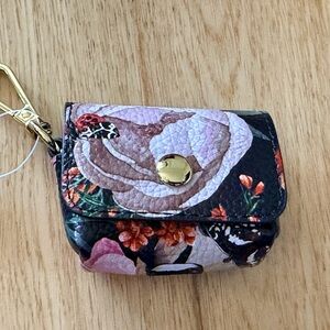 Bandolier AirPods Pro/Pro 2 Pouch in Ceci Rae Black Floral/Gold